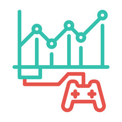 Control icon two color style, best for presentation template and web, etc.