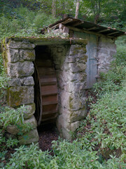Old traditional functional working mill in Cernei Mountains, Romania, Europe © Rechitan Sorin