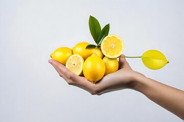lemon in hand