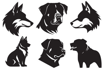 Dog Silhouettes Bundle - 6 Designs