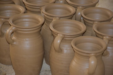 Fototapeta na wymiar Crafts and pottery of Iran