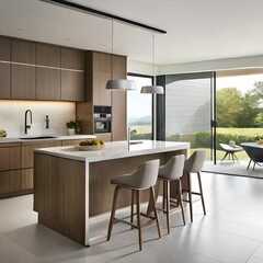 modern kitchen interior