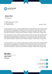 4 Color Letterhead Template 