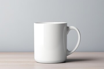 Plain White Ceramic Mug Mockup Mockup . Сoncept Plain White Ceramic Mug, Mockup Design, Mockup Template, Coffee Mug Mockup - obrazy, fototapety, plakaty
