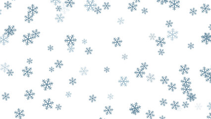 snowflake winter decoration. Snowing