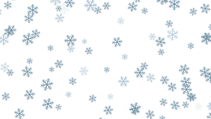 snowflake winter decoration. Snowing