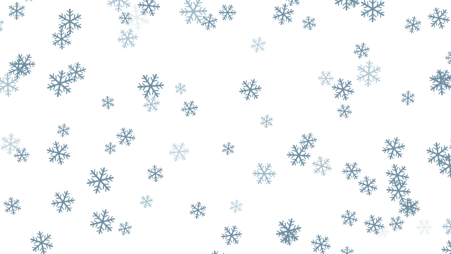 snowflake winter decoration. Snowing
