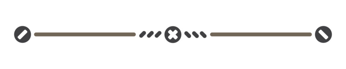  Colourful Simple Metal Line Break