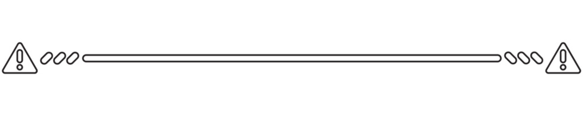  Simple Warning Outline Line Break