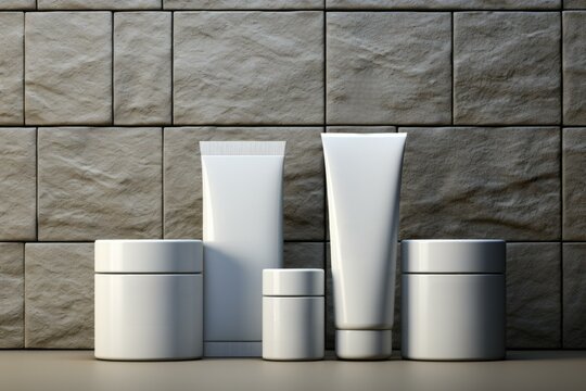Maquette d'ensemble de produit sans texte, Mockup