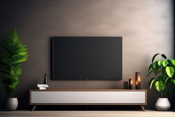 Evening Relaxation With Tv At Home Mockup