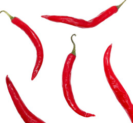 Red chili peppers pattern