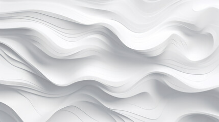 Abstract Wave Background. White Minimalistic Texture. Template 3d background. 3D pedestal podium...
