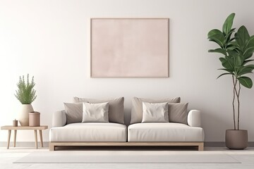 Modern Living Room Design Showcasing Elegant Home Decor Mockup. Сoncept 1. Contemporary Furniture Trends 2. Minimalist Design Elements 3. Statement Art Pieces 4. Luxurious Color Palettes
