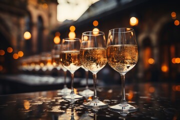 champagne glasses for special celebrations