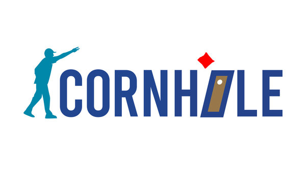 Premium editable vector file of cornhole logo best for your design mockup	