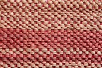 close-up texture shot of a woven mat mkeka
