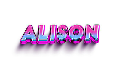 Colorful 3d Abstract Text name 