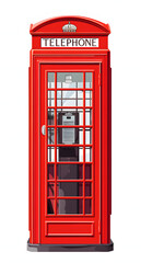 red telephone box