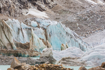 Lake in glacier