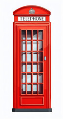 british red telephone box