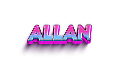 
    Colorful 3d Abstract Text name