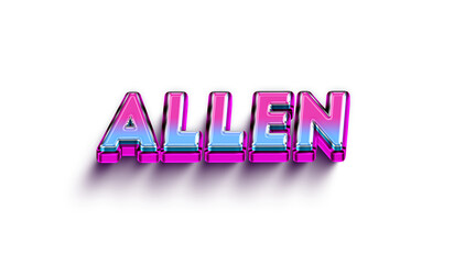  Colorful 3d Abstract Text name