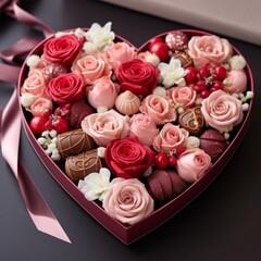 Chocolates and roses love
