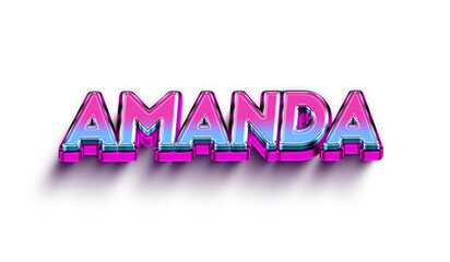  Colorful 3d Abstract Text name