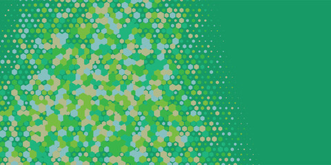 Geometric abstract Hexagon multi Color Background