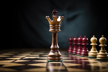 chessboard with the king piece in checkmate