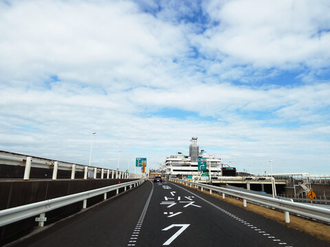 海ほたるの入り口