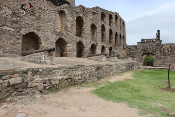 The Golkonda Fort town was once famous for diamond trade in Hyderabad of Telangana in India
