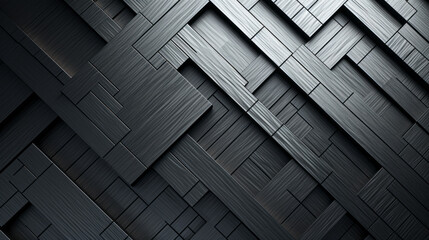 A modern, grey frame with a geometric pattern