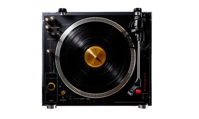 old gramophone isolated 