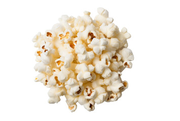 Image of delicious popcorn on a transparent background. - obrazy, fototapety, plakaty