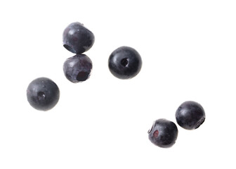 Blueberry berry isolated on white background. Close-up