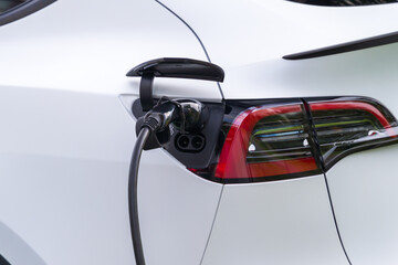 charging an electric car