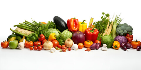 vegetables on white background food, vegetable, vegetables, tomato, pepper, isolated, vegetarian, cucumber, healthy, fresh, diet, white, salad, red, onion, tomatoes, 