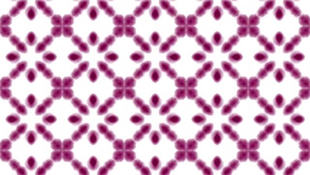 Animation with ornaments in purple shades