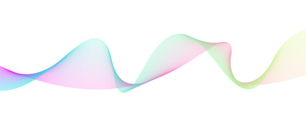 colorful motion sound wave. abstract background. Vector illustration