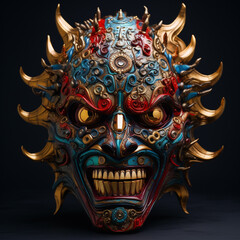 Exquisite Japanese Oni Masks: Discover craftsmanship at its peak with Japanese Oni masks—crafted from wood, metal, bone, adorned with gemstones—a testament to artistry.