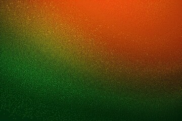 Vibrant gradient background with orange and green stipple. Generative AI