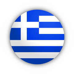Flaga Grecji Przycisk