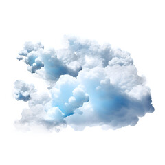 clouds in the sky on transparent background