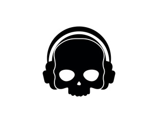 Skull, tattoo, vector, icon illustration