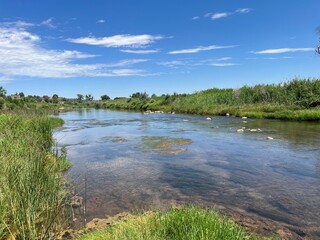 Pecos River in Santa Rosa New Mexico