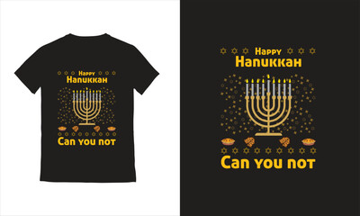Happy Hanukkah with candles celebrates the light Jewish holiday's illustration.
