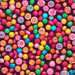 Fototapeta na wymiar colorful candy background