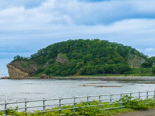 北海道知床半島烏龜岩2023年9月